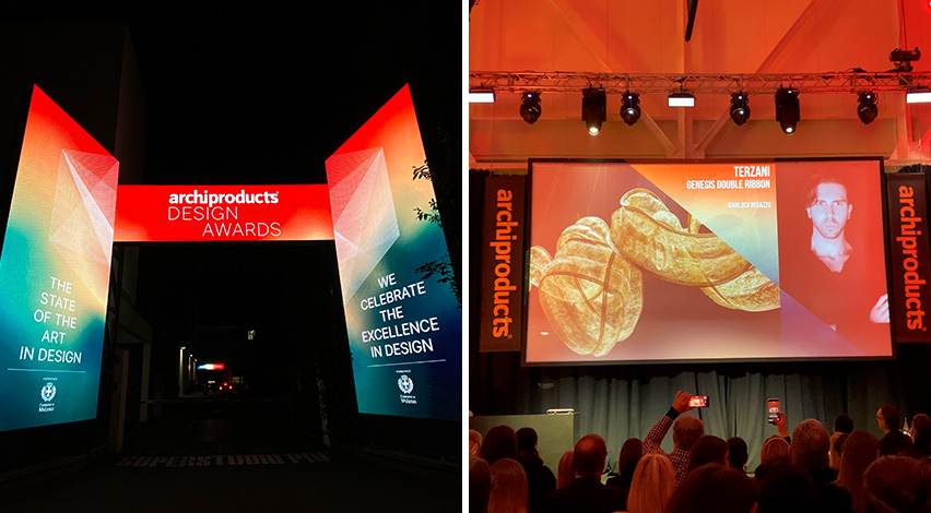 GENESIS WINS THE ARCHIPRODUCTS DESIGN AWARD